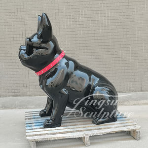 Décoration d'intérieur taille personnalisée <span class=keywords><strong>noir</strong></span> couleur résine <span class=keywords><strong>bouledogue</strong></span> français <span class=keywords><strong>anglais</strong></span> figure statue - Product Image 4