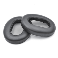 Bantalan Telinga untuk Sony MDR-1AM2 MDR 1AM2 Bantalan Telinga Pengganti Busa Memori Kulit Protein Bagian Perbaikan Headset Audio Resolusi Tinggi