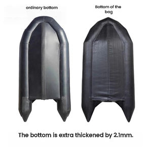 Bateau pneumatique <span class=keywords><strong>de</strong></span> sauvetage pliable en caoutchouc blindé à fond en diamant noir, bateau <span class=keywords><strong>de</strong></span> contrôle des inondations, bateau <span class=keywords><strong>de</strong></span> pêche gonflable Luya, yacht - Product Image 3