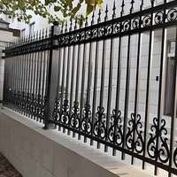 Clôture de périmètre en acier pour cour, résidentielle, commerciale, industrielle, sur mesure