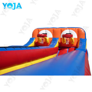 <span class=keywords><strong>Jeu</strong></span> <span class=keywords><strong>de</strong></span> basket-ball à l'élastique gonflable à Double piste en plein air <span class=keywords><strong>populaire</strong></span> concours amusant grand château gonflable pour les enfants - Product Image 3