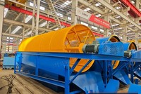 Crible rotatif motorisé Hongxing pour l'exploitation minière et la construction - Classificateur circulaire en acier pour sable et agrégats d'or 380V