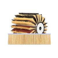 Tambour de polissage et de ponçage en Sisal personnalisé, rouleau en Nylon, brosse en chanvre pour le polissage des meubles en bois
