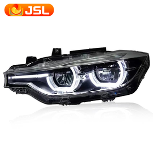 Pour <span class=keywords><strong>BMW</strong></span> 3 F30 F31 mise à niveau vers 16-18 F30 F31 LCI phares Full LED ancien modèle vers nouveau modèle feux diurnes jaune vif - Product Image 3