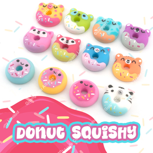 Mini Jouet Donut Fudge Classique en TPR, Jouet Mochi Extensible et à Presser, Jouet Éducatif de Décompression en Forme de Donut - Product Image 3