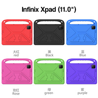 Étui pour tablette antichoc portable en mousse EVA pour Infinix Xpad 2024 11 pouces couverture couleur avec poignée béquille directement en usine