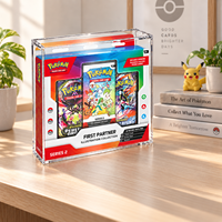 Étui de protection en acrylique de haute qualité pour la collection d'illustrations de la série First Partner, séries 1-3, vitrine en acrylique
