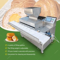 Injecteur automatique de pain de confiture Donut Croissant Macha Machine automatisée de remplissage de bouffée de crème de fromage Injecter le chocolat
