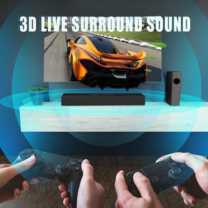 Altavoz Subwoofer Echo S22 de 80W, Barra de Sonido Inalámbrica de Alta Potencia para Juegos, Computadora de Escritorio, Cine en Casa, Karaoke, Audio, Fibra Óptica, Disco U - Product Image 6