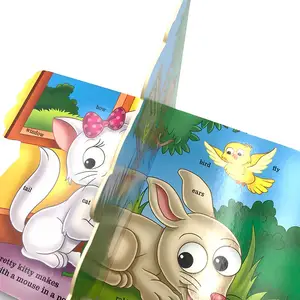 Educazione della prima infanzia 0-3 anni illuminazione bedtime story book stampa thinking puzzle libro cognitivo
