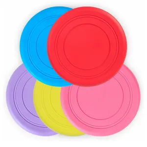 Hot Selling Training Dog Interactive Toys Non-Toxic Soft Pet Flying Disc