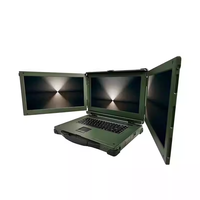 JCYK 15.6 pouces robuste poste de travail d'ordinateur intégré portable extérieur double écran triple écran 16GB RAM 256GB Stock