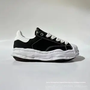 2025 אירופאי בסגנון אירופאי של גברים נשים רטרו נעלי תחרה-אפ לבן הבלעדית לופל גובה-הגדלת נעלי הליכה לסתיו - Product Image 6