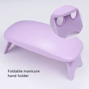 Nuevo Soporte Plegable de Plástico para Manos en Manicura, Almohada de Mano Tipo Trípode, Estilo Sencillo, Base de Soporte para Herramientas de Manicura - Product Image 4