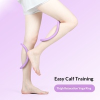 Cercle de yoga Choyu, anneau de Pilates en TPE souple, design ouvert pour les épaules, pour l'entraînement de flexibilité et les exercices d'étirement quotidiens à domicile