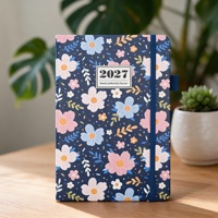 2026-2027 Buku Agenda Kulit Premium Terlaris dengan Sampul Kustom untuk Perjanjian Kerja dan Perencanaan Harian
