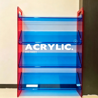 Table de chevet en acrylique personnalisée avec lampe LED rechargeable, 1 tiroir, design moderne pour chambre à coucher, mobilier d'hôtel