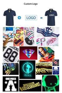 Camiseta de Golf Personalizada para Hombre, con Logotipo Bordado e Impreso, de Seda/Algodón, con Patrón, de Alta Calidad, Lisa, Uniforme, Elegante - Product Image 3