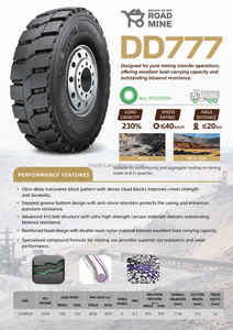 ยางรถบรรทุกเหมืองแร่ AIRLAND DD777 12.00R20 แบบเรเดียล สำหรับทุกตำแหน่ง รับน้ำหนักมาก ทนทานต่อการแตกหัก - Product Image 4