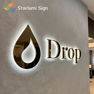Custom Stainless Steel Backlit Channel Letters Wholesale Logo Sign for Branding <strong>Agency</strong> - Product Image 1