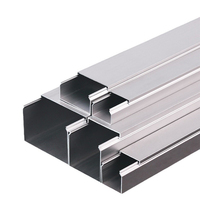 Vente d'usine goulotte de câblage en aluminium conduit de câblage couvercle de câble en aluminium goulotte en alliage d'aluminium carré