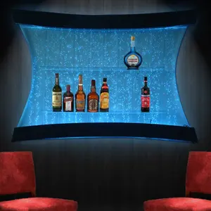 led酒吧家具水泡壁挂白酒酒吧展示柜