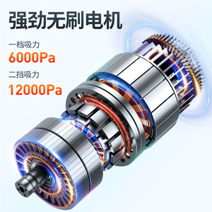 Handheld <b>Car</b> Vacuum Cleaner With Brushless Motor 62000 Rpm Battery Powered Portable Vacuum And <b>Blower</b> Combination For <b>Car</b> - Product Image 4