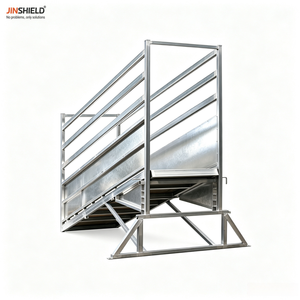 Rampe pour bétail réglable avec plusieurs positions de hauteur et broches de verrouillage - Product Image 1