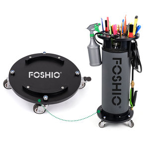 Foshio Design 19L Base <span class=keywords><strong>de</strong></span> barril <span class=keywords><strong>de</strong></span> agua para tinte <span class=keywords><strong>de</strong></span> ventana <span class=keywords><strong>con</strong></span> ruedas giratorias - Product Image 1