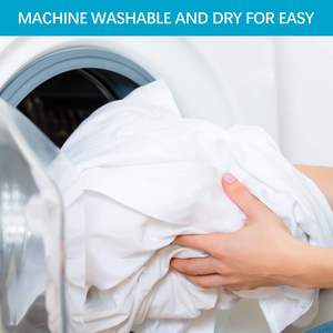 Kraliçe fermuarlı şilte kılıfı su geçirmez yatak koruyucu, 6 tarafı ambalaj kutusu bahar kapak 8-15in kadar uyuyor - Product Image 6