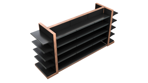 Promotion : Système d'étagères métalliques haute capacité pour supermarchés, taille standard, avec garde-corps métallique pour hypermarchés - Product Image 3