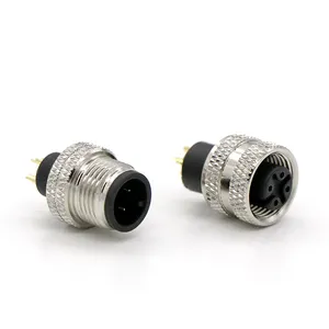 M12 female connector swimming pool facilities classic line end 3-17 core automatic waterproof plug m12