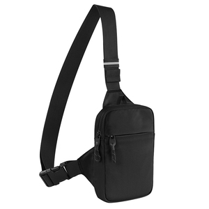 Sacs bandoulière unisexe en cuir PU avec fermeture éclair, motif uni, petit sac de sport pour adolescents, personnalisable avec logo, collection 2026 - Product Image 5