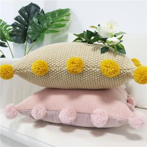 Housse <span class=keywords><strong>de</strong></span> coussin en Crochet, taie d'oreiller <span class=keywords><strong>de</strong></span> luxe tricotée, couleur rose, décoration <span class=keywords><strong>de</strong></span> la maison, nouveau, - Product Image 6