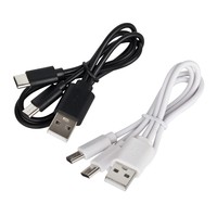 Kabel Pengisi Daya 2-in-1 5V 1A Ramah Lingkungan dari PVC dengan Kabel Tembaga Murni, Tipe-C dan Micro USB 2-in-1 Y untuk Komputer dan Kamera