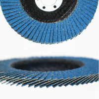 Disque abrasif en zircone bleue avec support en fibre de verre, haute dureté, sûr et efficace, disque à lamelles pour le meulage et le polissage des surfaces métalliques