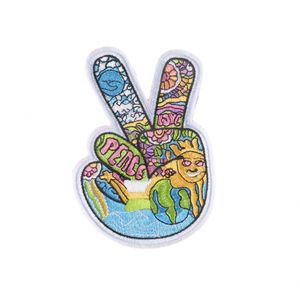 Custom New Design <b>Iron</b> on Embroidery Rock Style Patch for Hat Jacket - Product Image 6