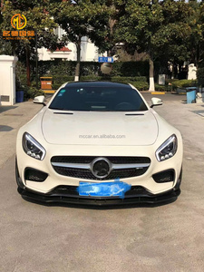 AMG GT GTS ชุดบอดี้คาร์บอนไฟเบอร์สไตล์ <span class=keywords><strong>PK</strong></span> สำหรับ AMG GT ตัวกระจายขอบด้านหน้าสปอยเลอร์กระโปรงข้าง - Product Image 4