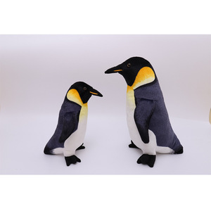 Peluche réaliste de pingouin roi, petite et grande taille, animal en peluche de pingouin empereur - Product Image 3