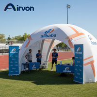 Tente publicitaire gonflable en forme d'araignée Airvon pour les zones de rencontre en plein air, les démonstrations de produits, les activités promotionnelles