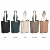 Sac fourre-tout de luxe en cuir pour femme, grande capacité, sac à bandoulière avec poignée dorée, vente en gros, personnalisation OEM