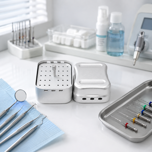 Degao 30 Holes Aluminum Alloy Dental Endo <b>File</b> Storage <b>Box</b> Autoclavable Root Canal Instrument Disinfection Holder Case - Product Image 3