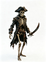 Décoration d'Halloween Pirate Fantôme avec structure métallique interne, alimentée par piles, capteur électrique, décoration suspendue pour usage intérieur