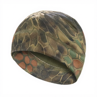 Casquette de cyclisme unisexe en polaire respirante camouflage, masque thermique coupe-vent pour l'hiver, sports tactiques de plein air