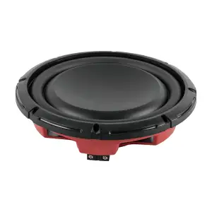 Kauçuk surround ile yüksek performanslı kağıt koni araba hoparlörü 10 inç subwoofer