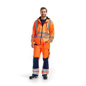 BLAKLADER-Suéter con capucha de alta visibilidad de 334619745300M Naranja-EAN 7330509237298 ROPA DE TRABAJO DE LA HI-VIS - Product Image 3