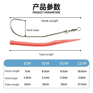 Appât souple d'anguille de qualité supérieure leurre réaliste évier lent ver artificiel pour la pêche à la traîne basse morue doré pêche en eau douce en eau salée - Product Image 2