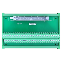 NI CB-50 776164-90 Conector IDC de 50 pines a bloque de terminales de tornillo para montaje en riel DIN para DAQ