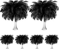 Plumes d'autruche en vrac 10-80 cm pour centres de table de mariage, arrangements floraux artificiels, décoration DIY