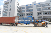 SINDEICE Machine d'usine de glace en bloc de 10 tonnes, production continue 24h avec PLC LS pour la transformation des aliments à grande échelle